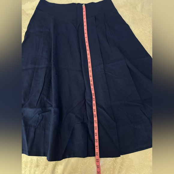 NWT Banana Republic Navy Skirt Sz 14 - Picture 4 of 5